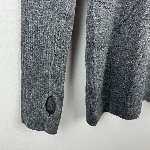 Lululemon Swiftly Tech Long Sleeve Grey Size 8 - Picture 2 of 5